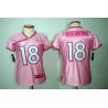 Cheap Peyton Manning Broncos Jersey #18 Pink From China Love Pink