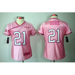 Cheap Frank Gore 49ers Jersey #21 Pink From China Love Pink