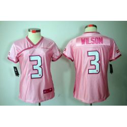 Cheap Russell Wilson Seahawks Jersey #3 Pink From China Love Pink