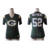 Cheap Clay Matthews Packers Jersey #52 Green China Rhinestone Collar Fashion