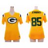 Cheap Greg Jennings Packers Jersey #85 Yellow China Rhinestone Collar Fashion