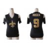 Cheap Drew Brees Saints Jersey #9 Black From China Rhinestone Collar Fashion