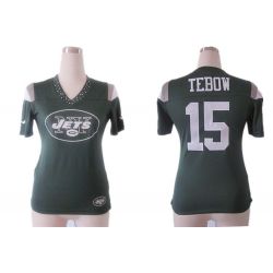 Cheap Tim Tebow Jets Jersey #15 Green From China Rhinestone Collar Fashion