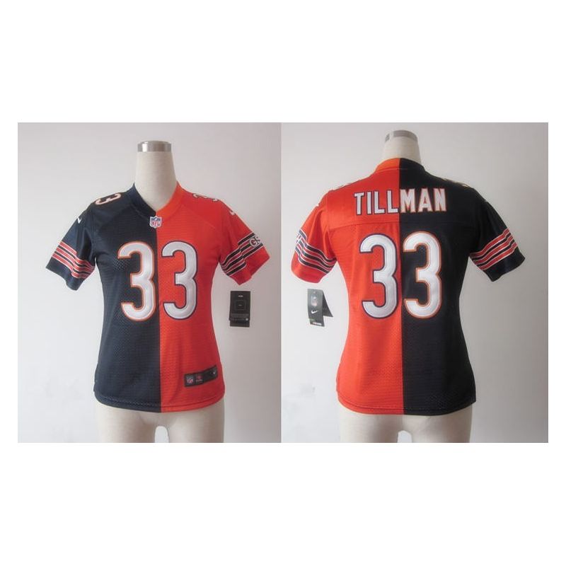 Cheap Charles Tillman Bears Jersey #33 Blue-Orange From China Split Cheap Charles Tillman Bears Jersey #33 Blue-Orange From China Split