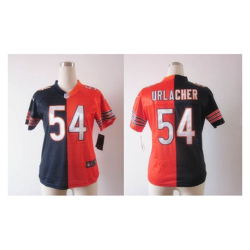 Cheap Brian Urlacher Bears Jersey #54 Blue-Orange From China Split Cheap Brian Urlacher Bears Jersey #54 Blue-Orange From China Split