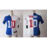 Cheap Eli Manning Giants Jersey #10 Blue-White From China Split
