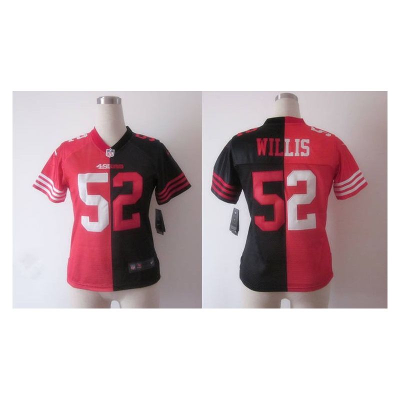 Cheap Patrick Willis 49ers Jersey #52 Red-Black From China Split Cheap Patrick Willis 49ers Jersey #52 Red-Black From China Split