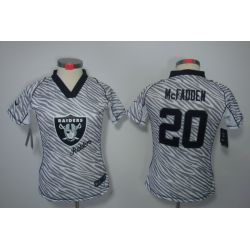 Cheap Darren McFadden Raiders Jersey #20 From China Zebra Fashion
