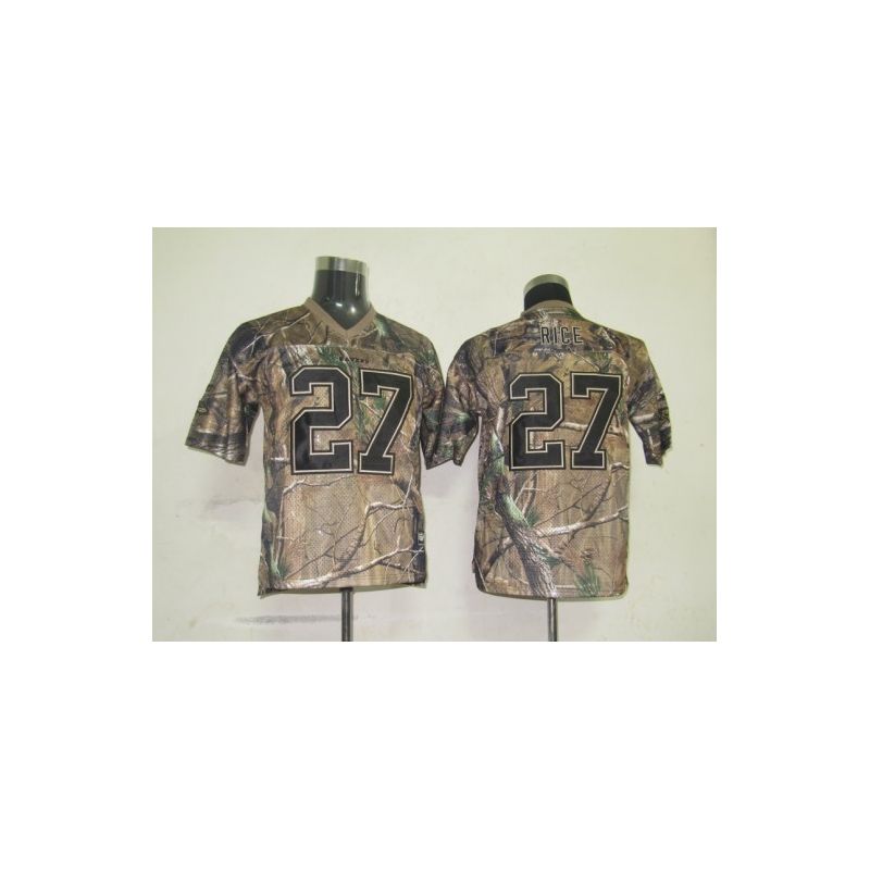 Cheap Ray Rice Ravens Youth Jersey #27 From China Camo