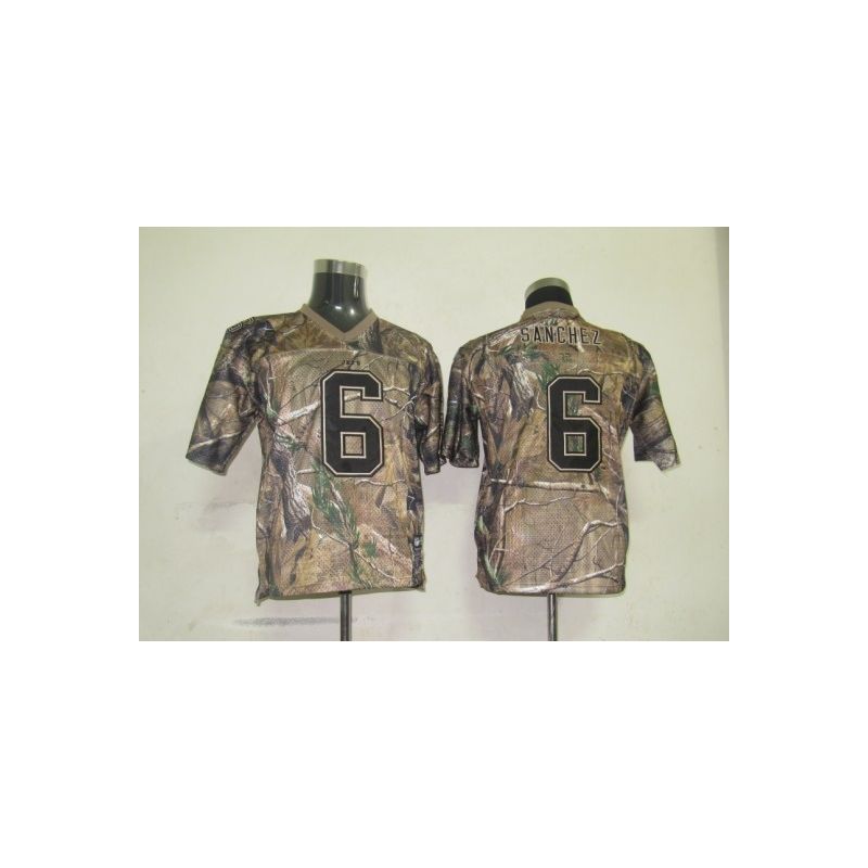 Cheap Mark Sanchez Jets Youth Jersey #6 From China Camo