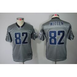 Cheap Jason Witten Cowboys Youth Jersey #82 Grey From China Grey Shadow