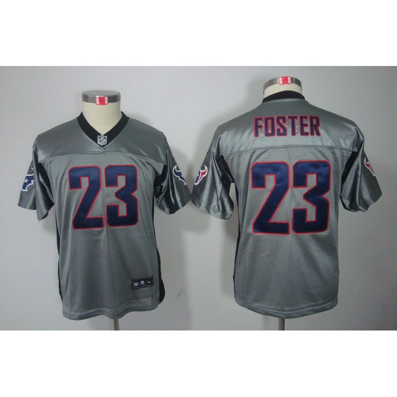 Cheap Arian Foster Texans Youth Jersey #23 Grey From China Grey Shadow Cheap Arian Foster Texans Youth Jersey #23 Grey From China Grey Shadow