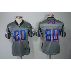 Cheap Victor Cruz Giants Youth Jersey #80 Grey From China Grey Shadow