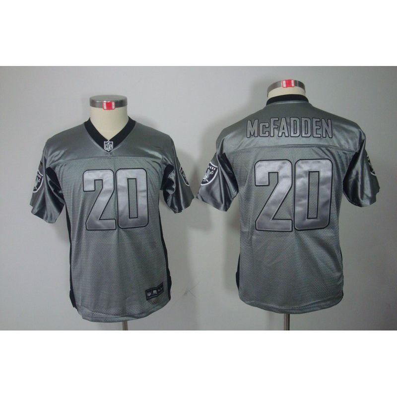 Cheap Darren McFadden Raiders Youth Jersey #20 Grey From China Grey Shadow Cheap Darren McFadden Raiders Youth Jersey #20 Grey From China Grey Shadow