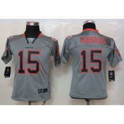 Cheap Brandon Marshall Bears Youth Jersey #15 Grey From China Lights Out
