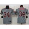 Cheap Walter Payton Bears Youth Jersey #34 Grey From China Lights Out