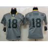 Cheap Randall Cobb Packers Youth Jersey #18 Grey From China Lights Out