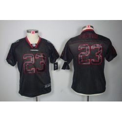 Cheap Arian Foster Texans Youth Jersey #23 Black From China Lights Out