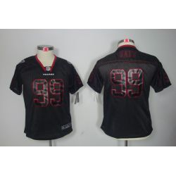Cheap JJ Watt Texans Youth Jersey #99 Black From China Lights Out