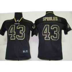 Cheap Darren Sproles Saints Youth Jersey #43 Black From China Lights Out