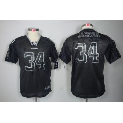 Cheap Bo Jackson Raiders Youth Jersey #34 Black From China Lights Out
