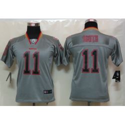 Cheap Alex Smith 49ers Youth Jersey #11 Grey From China Lights Out