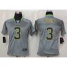 Cheap Russell Wilson Seahawks Youth Jersey #3 Grey From China Lights Out