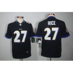Cheap Ray Rice Ravens Youth Jersey #27 Black From China Limited