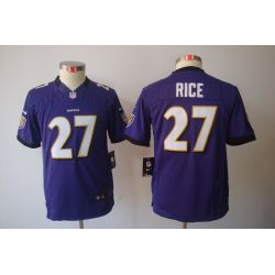 Cheap Ray Rice Ravens Youth Jersey #27 Purple From China Limited