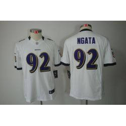 Cheap Haloti Ngata Ravens Youth Jersey #92 White From China Limited