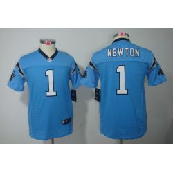 Cheap Cam Newton Panthers Youth Jersey #1 Blue From China Limited