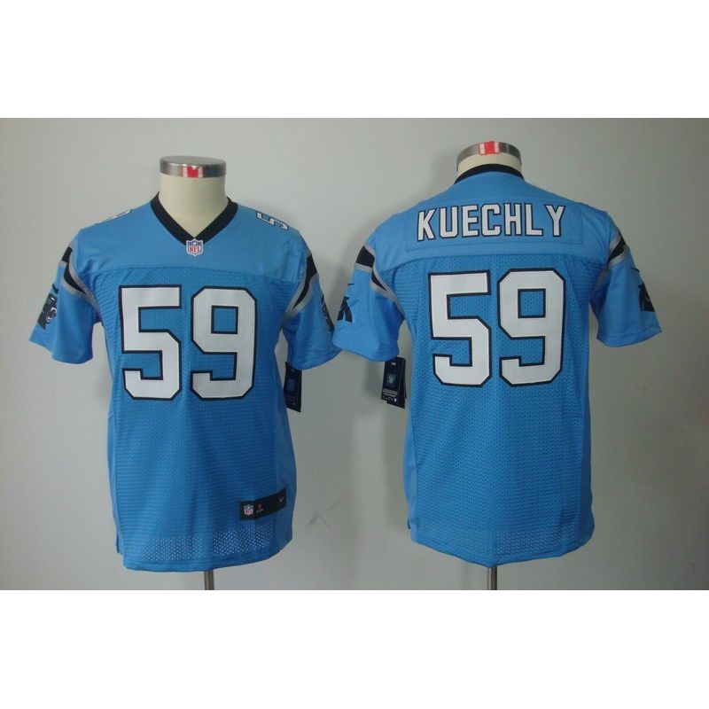 Cheap Luke Kuechly Panthers Youth Jersey #59 Blue From China Limited
