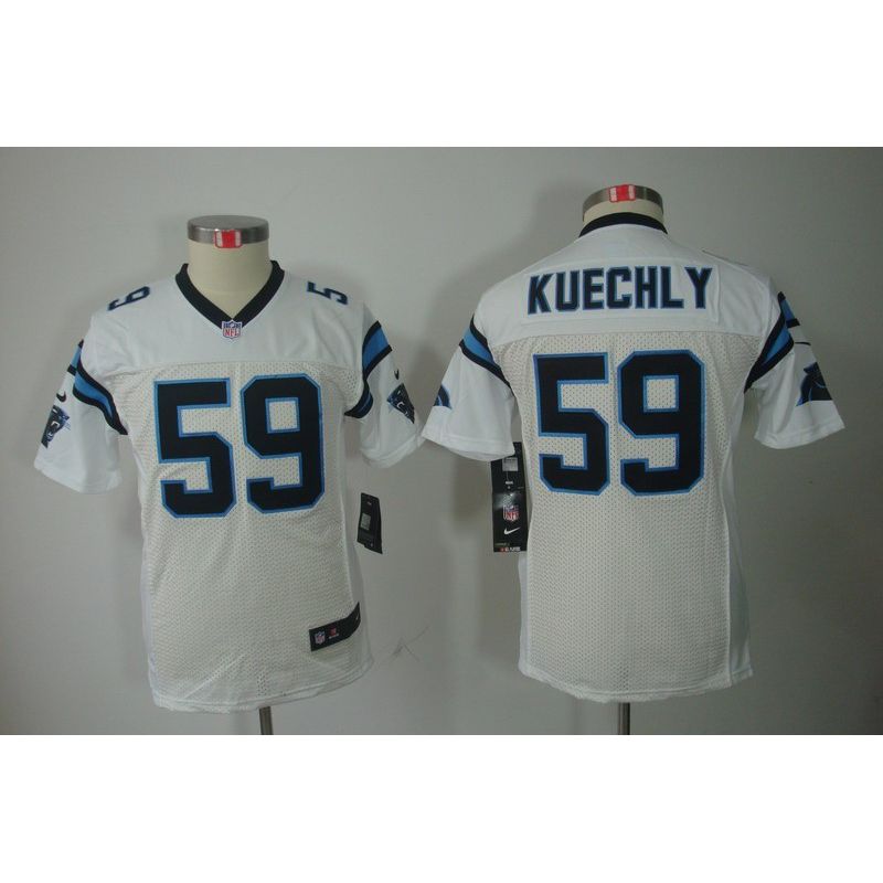 Cheap Luke Kuechly Panthers Youth Jersey #59 White From China Limited