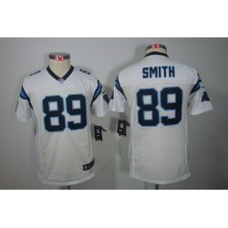 Cheap Steve Smith Panthers Youth Jersey #89 White From China Limited
