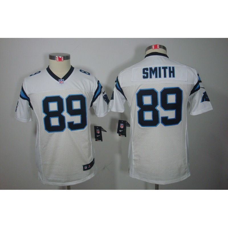 Cheap Steve Smith Panthers Youth Jersey #89 White From China Limited