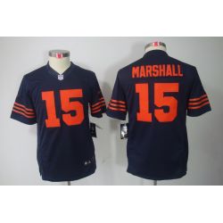 Cheap Brandon Marshall Bears Youth Jersey #15 Blue Orange Number From China Limited