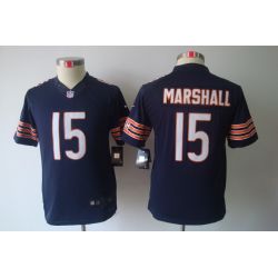 Cheap Brandon Marshall Bears Youth Jersey #15 Blue From China Limited