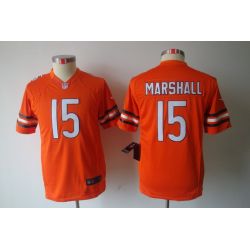 Cheap Brandon Marshall Bears Youth Jersey #15 Orange From China Limited