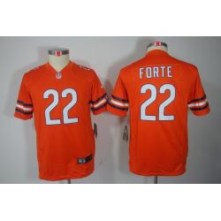 Cheap Matt Forte Bears Youth Jersey #22 Orange From China Limited