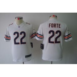 Cheap Matt Forte Bears Youth Jersey #22 White From China Limited