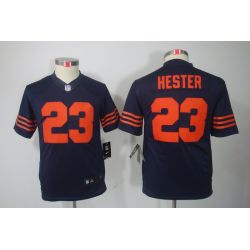 Cheap Devin Hester Bears Youth Jersey #23 Blue Orange Number From China Limited