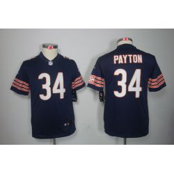 Cheap Walter Payton Bears Youth Jersey #34 Blue From China Limited