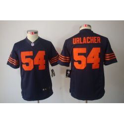 Cheap Brian Urlacher Bears Youth Jersey #54 Blue Orange Number From China Limited