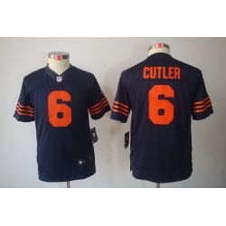 Cheap Jay Cutler Bears Youth Jersey #6 Blue Orange Number From China Limited