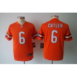 Cheap Jay Cutler Bears Youth Jersey #6 Orange From China Limited