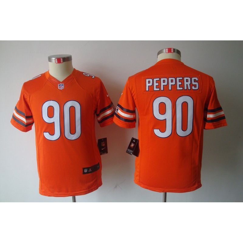 Cheap Julius Peppers Bears Youth Jersey #90 Orange From China Limited Cheap Julius Peppers Bears Youth Jersey #90 Orange From China Limited