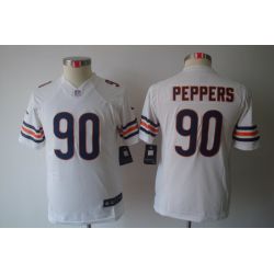 Cheap Julius Peppers Bears Youth Jersey #90 White From China Limited
