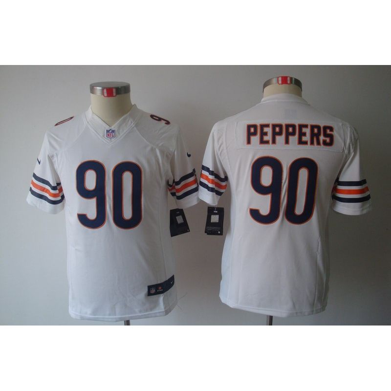 Cheap Julius Peppers Bears Youth Jersey #90 White From China Limited Cheap Julius Peppers Bears Youth Jersey #90 White From China Limited