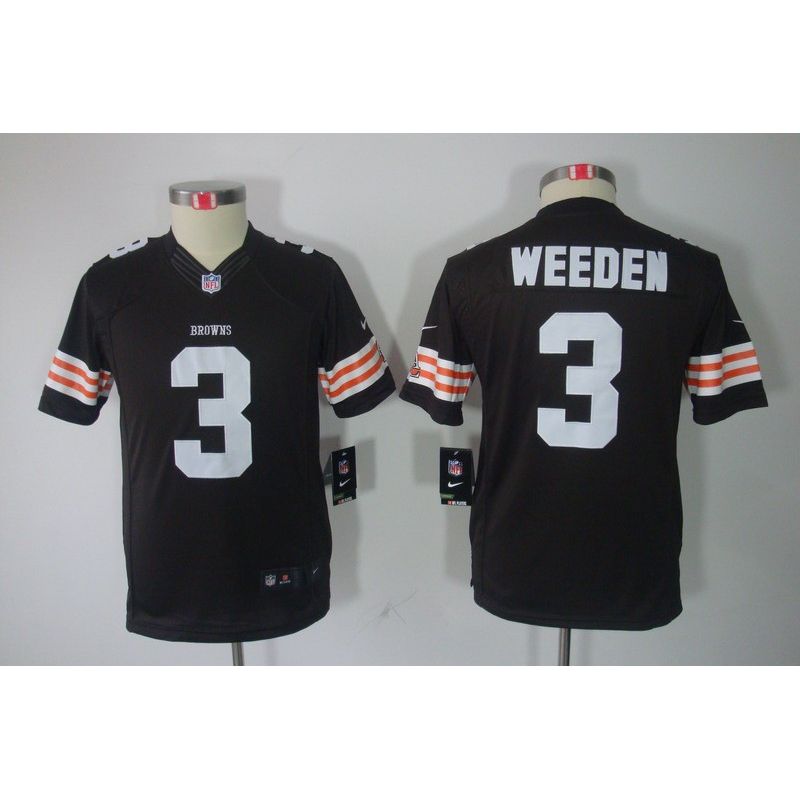 Cheap Brandon Weeden Browns Youth Jersey #3 Brown From China Limited Cheap Brandon Weeden Browns Youth Jersey #3 Brown From China Limited
