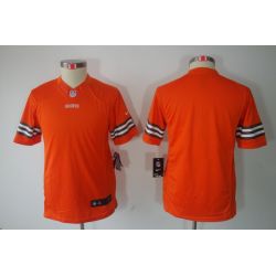 Cheap Browns Blank Youth Jersey Orange From China Limited